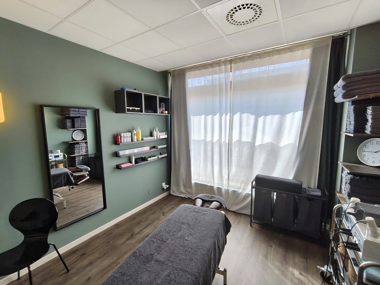 Behandlingsrummet på osteopatkliniken i Linköping